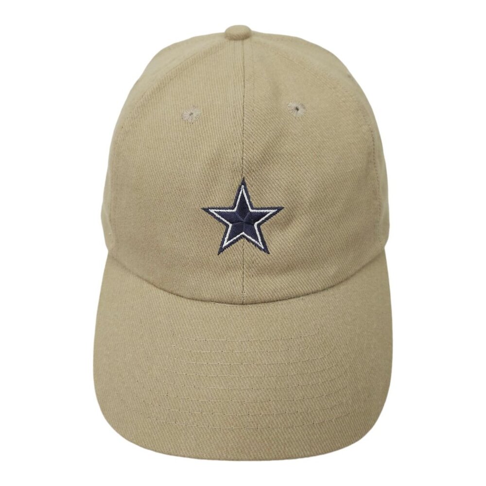 NFL Dallas Cowboys Football Adjustable Size Strapback Cap Baseball Hat Khaki